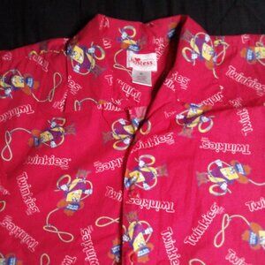 Vintage Y2K Hostess Twinkie The Kid Hawaiian Shirt